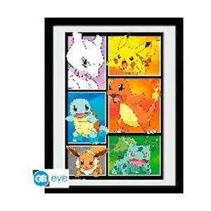 ABYSSE CORP S.A.S POKEMON - Framed print "Comic panel" (30x40) x3 ABYSSE CORP S.A.S POKEMON - Framed print "Comic panel" (30x40) x3