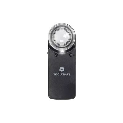 TOOLCRAFT 1303080 Handlupe mit LED-Beleuchtung Vergrößerungsfaktor: 15 x Linsengröße: (Ø) 20 mm TOOLCRAFT 1303080 Handlupe mit LED-Beleuchtung Vergrößerungsfaktor: 15 x Linsengröße: (Ø) 20 mm