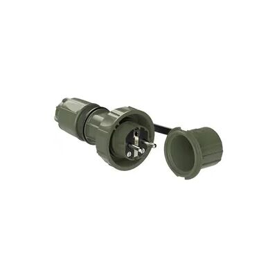 PC Electric 20051-u Schutzkontaktstecker - IP66/IP68, 250V, Bronze-Grün PC Electric 20051-u Schutzkontaktstecker - IP66/IP68, 250V, Bronze-Grün