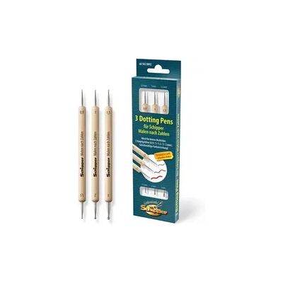 Noris Spiele GmbH Mnz - 3 Dotting Pen'S Doppelseitig - art supplies Noris Spiele GmbH Mnz - 3 Dotting Pen'S Doppelseitig - art supplies