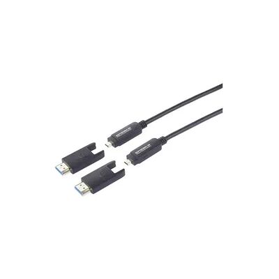 SpeaKa Professional Glasfaser / HDMI Anschlusskabel HDMI-A Stecker, HDMI-Micro-D Stecker, HDMI-A Stecker, HDMI-Micro-D Stecker 10 SpeaKa Professional Glasfaser / HDMI Anschlusskabel HDMI-A Stecker, HDMI-Micro-D Stecker, HDMI-A Stecker, HDMI-Micro-D Stecker 10