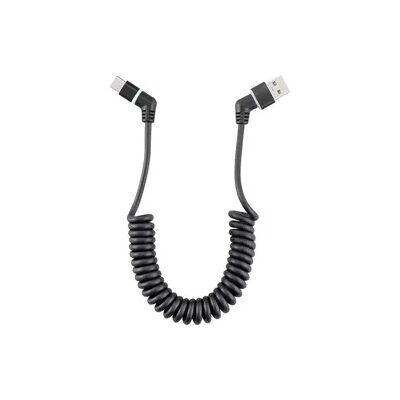 Renkforce USB-Kabel USB 2.0 USB-A Stecker, USB-C® Stecker 1.50 m Schwarz Steckkontakte 360° drehbar, Spiralkabel RF-6713690 Renkforce USB-Kabel USB 2.0 USB-A Stecker, USB-C® Stecker 1.50 m Schwarz Steckkontakte 360° drehbar, Spiralkabel RF-6713690