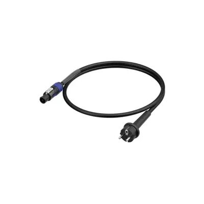 Neutrik Powercon Kabel - 3m, 2.5mm², Schwarz Neutrik Powercon Kabel - 3m, 2.5mm², Schwarz
