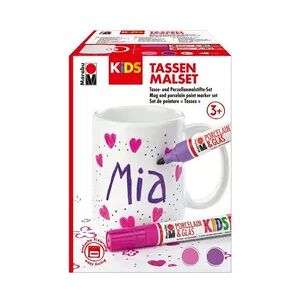 Marabu KiDS Porcelain und Glaspainter Tassen Malset Mia Marabu KiDS Porcelain und Glaspainter Tassen Malset Mia