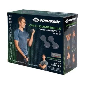 Donic Schildkröt VINYL HANTEL Set, 2x 3,0kg (grey), in 4C-Box, Donic Schildkröt VINYL HANTEL Set, 2x 3,0kg (grey), in 4C-Box,