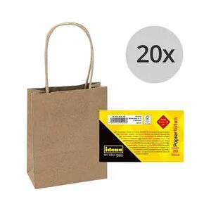 Idena 60058 - Kraftpapier Geschenktaschen - 20 Stück Idena 60058 - Kraftpapier Geschenktaschen - 20 Stück