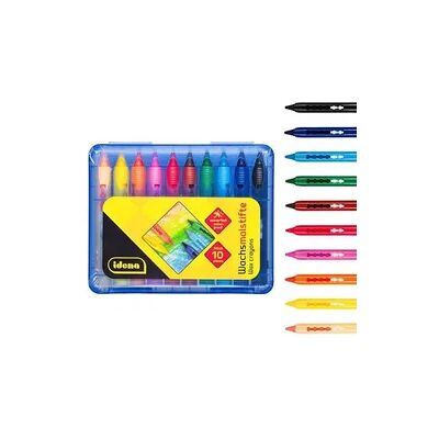 Stylex Idena Wachsmaler 10 Stück Kunststoffbox Stylex Idena Wachsmaler 10 Stück Kunststoffbox