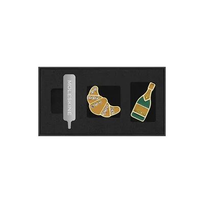 Moleskine Country Pins Frankreich (2er-Set), Croissant + Champagner Moleskine Country Pins Frankreich (2er-Set), Croissant + Champagner
