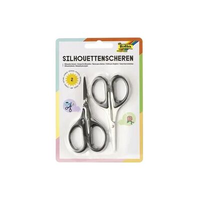 Folia Silhouettenscheren ca. 10,5cm 2er Set Folia Silhouettenscheren ca. 10,5cm 2er Set