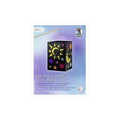 URSUS Laternenbastelset "Sonne, Mond & Sterne URSUS Laternenbastelset "Sonne, Mond & Sterne