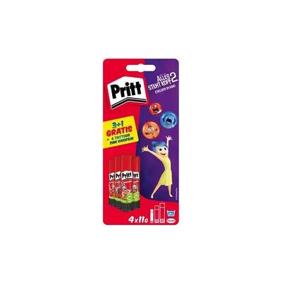Pritt Kleben Pritt Klebestift Alles steht Kopf 2, 4x11g Klebestiften u. 6 Alles steht Kopf 2 Tattoos Pritt Kleben Pritt Klebestift Alles steht Kopf 2, 4x11g Klebestiften u. 6 Alles steht Kopf 2 Tattoos