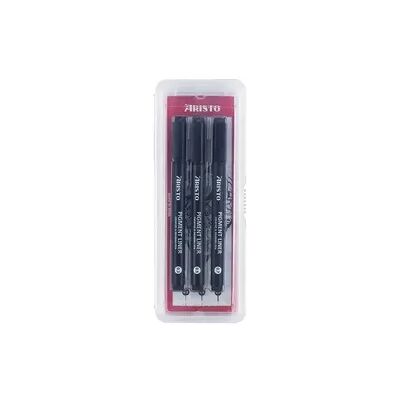 Geotec ARISTO Pigment Liner 3er-Set schwarz, Stärken 0.3/0.5/0.7 mm Geotec ARISTO Pigment Liner 3er-Set schwarz, Stärken 0.3/0.5/0.7 mm