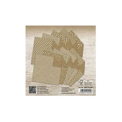 URSUS 100 Faltblätter Kraftpapier "Design Mix URSUS 100 Faltblätter Kraftpapier "Design Mix