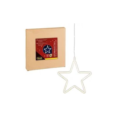 Idena Dekostern LED Dekoleuchte weiß - Weihnachtsdeko Idena Dekostern LED Dekoleuchte weiß - Weihnachtsdeko