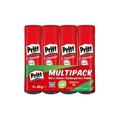 Pritt Klebestifte Multipack - Klebestifte, 4x43g, Schule & Basteln Pritt Klebestifte Multipack - Klebestifte, 4x43g, Schule & Basteln