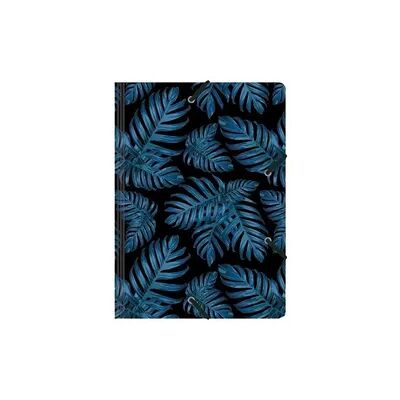 Cedon Sammelmappe de Luxe A4, Philodendron blue Cedon Sammelmappe de Luxe A4, Philodendron blue