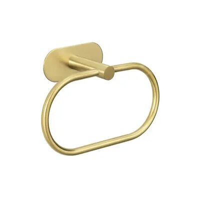 WENKO Orea Gold Matt Handtuchring - Badezimmerzubehör WENKO Orea Gold Matt Handtuchring - Badezimmerzubehör