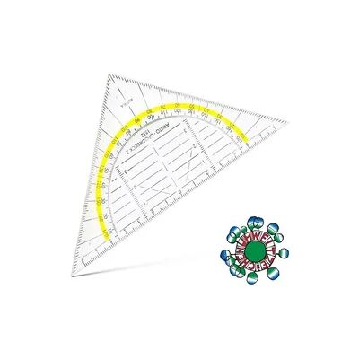 Aristo Geodreieck 16 cm mit Facette und Tuschenoppen Aristo Geodreieck 16 cm mit Facette und Tuschenoppen