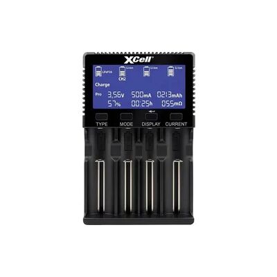 XCell Schnellladegerät LiFePO4, LiIon, NiCd, NiMH 10440, 14500, 16340, 16650, 17500, 18350, 18490, 18500, 18650, 20650, 20700, 21700, 22650, 26500, XCell Schnellladegerät LiFePO4, LiIon, NiCd, NiMH 10440, 14500, 16340, 16650, 17500, 18350, 18490, 18500, 18650, 20650, 20700, 21700, 22650, 26500,