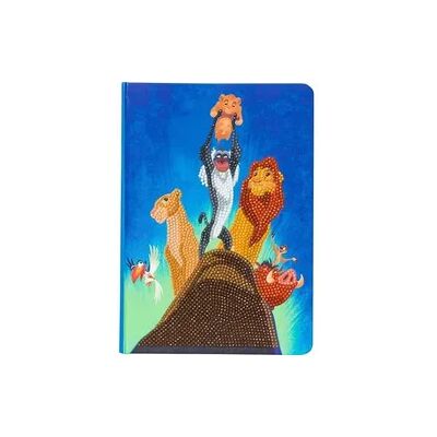 Craft Buddy CANJ-DNY600 - Crystal Art, Pride Rock, Notebook, 26x 18 cm Craft Buddy CANJ-DNY600 - Crystal Art, Pride Rock, Notebook, 26x 18 cm