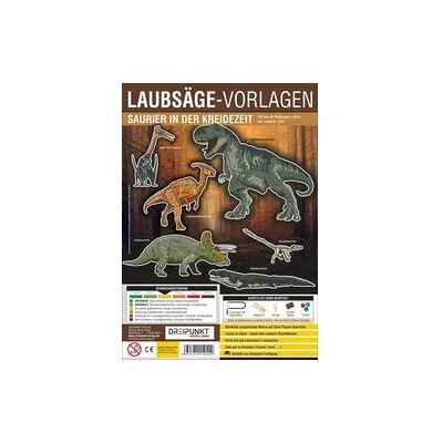 Dreipunkt Verlag Laubsägevorlage Saurier in der Kreidezeit Dreipunkt Verlag Laubsägevorlage Saurier in der Kreidezeit