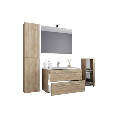 VCM Sonoma-Eiche 5-tlg. Badmöbel-Set - Badezimmer VCM Sonoma-Eiche 5-tlg. Badmöbel-Set - Badezimmer