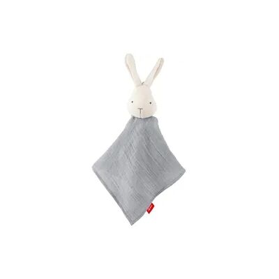 Sigikid 31265 - Baby Schnuffeltuch Hase, weiß/grau, Baumwoll-Musselin, sigibaby Sigikid 31265 - Baby Schnuffeltuch Hase, weiß/grau, Baumwoll-Musselin, sigibaby