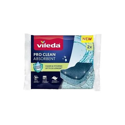 Vileda PRO CLEAN Viskose Topfreiniger 2er 179253 Vileda PRO CLEAN Viskose Topfreiniger 2er 179253