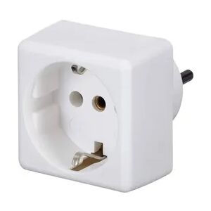 Bachmann 921.005 - Reiseadapter Typ E 3P Weiß Bachmann 921.005 - Reiseadapter Typ E 3P Weiß