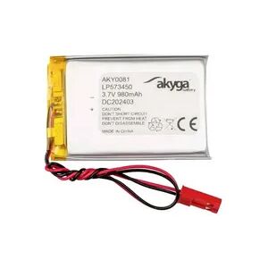 Akyga LP573450 Akkupack x Spezial-Akku LiPo 3.7V 980 mAh Akyga LP573450 Akkupack x Spezial-Akku LiPo 3.7V 980 mAh
