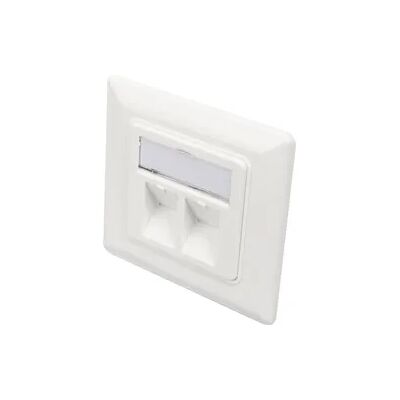 Digitus DN-93801-1 Keystone-Halterung 2-fach Weiß Digitus DN-93801-1 Keystone-Halterung 2-fach Weiß