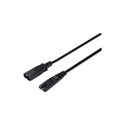 Sygonix SY-5043436 Stromverlängerung Schwarz 2 m - Verlängerungskabel Sygonix SY-5043436 Stromverlängerung Schwarz 2 m - Verlängerungskabel