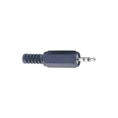 BKL Electronic 1107002 Stereo 2,5mm Audio Stecker - Schwarz BKL Electronic 1107002 Stereo 2,5mm Audio Stecker - Schwarz