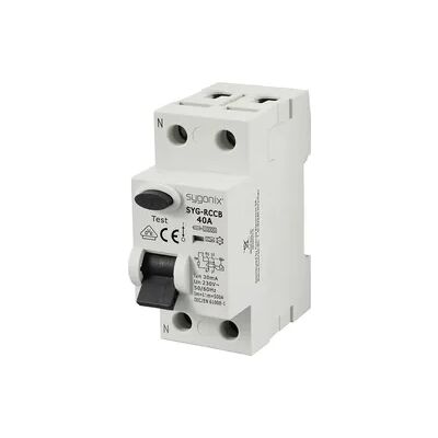 Sygonix SY-6438016 2P+N Fehlerstromschutzschalter 40A 30mA 230V Sygonix SY-6438016 2P+N Fehlerstromschutzschalter 40A 30mA 230V