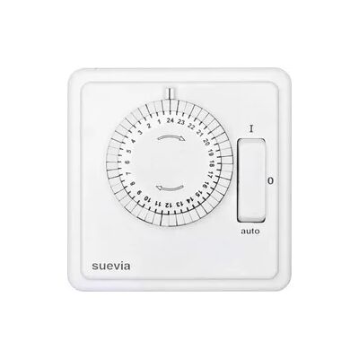 Suevia SU280447 Unterputz-Zeitschaltuhr analog Tagesprogramm 1200 W IP20 EIN/AUTO/AUS-Programm Suevia SU280447 Unterputz-Zeitschaltuhr analog Tagesprogramm 1200 W IP20 EIN/AUTO/AUS-Programm