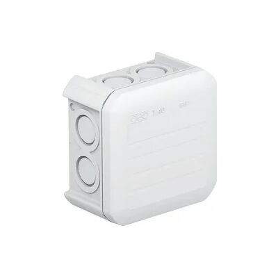 OBO Bettermann Hellgraue Verteilerdose - Quadrat, IP67, für 20mm Rohr OBO Bettermann Hellgraue Verteilerdose - Quadrat, IP67, für 20mm Rohr