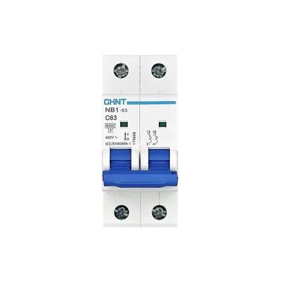 Chint 179660 NB1-63 2P C20 6kA DB Leitungsschutzschalter 2polig 20A 240 V, 415V Chint 179660 NB1-63 2P C20 6kA DB Leitungsschutzschalter 2polig 20A 240 V, 415V
