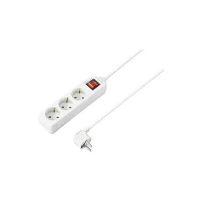 Sygonix SY-4890986 Steckdosenleiste mit Schalter 3fach Weiß Schutzkontakt 1St. Sygonix SY-4890986 Steckdosenleiste mit Schalter 3fach Weiß Schutzkontakt 1St.