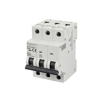 Sygonix SY-6441088 SYG-MCB 3P/C25/6KA Leitungsschutzschalter 3polig 25A 415 V/AC Sygonix SY-6441088 SYG-MCB 3P/C25/6KA Leitungsschutzschalter 3polig 25A 415 V/AC