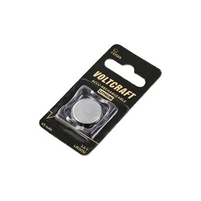 VOLTCRAFT LIR2032 Knopfzellen-Akku LIR2032 Lithium 45 mAh 3.6V 1St. VOLTCRAFT LIR2032 Knopfzellen-Akku LIR2032 Lithium 45 mAh 3.6V 1St.