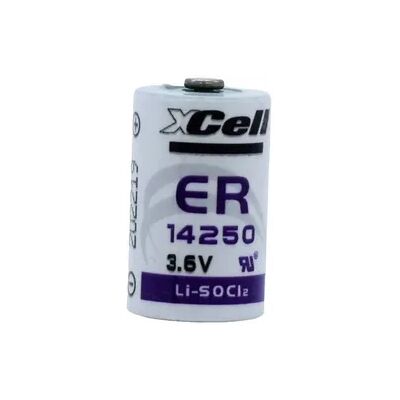 XCell - ER14250 - 1/2 AA - 3.6V 1200mAh Battery XCell - ER14250 - 1/2 AA - 3.6V 1200mAh Battery