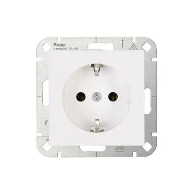 Kopp HK07 Weiße Schutzkontakt-Steckdose - IP20, Horizontal Kopp HK07 Weiße Schutzkontakt-Steckdose - IP20, Horizontal
