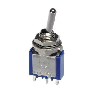 APEM 5569A Kippschalter - 4PDT Ein-Aus-Ein - 250V 3A APEM 5569A Kippschalter - 4PDT Ein-Aus-Ein - 250V 3A