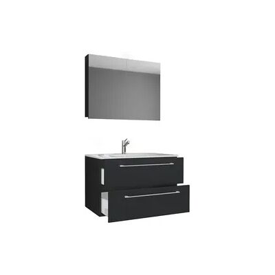 VCM Badinos 60 Badezimmermöbel-Set - Schwarz VCM Badinos 60 Badezimmermöbel-Set - Schwarz