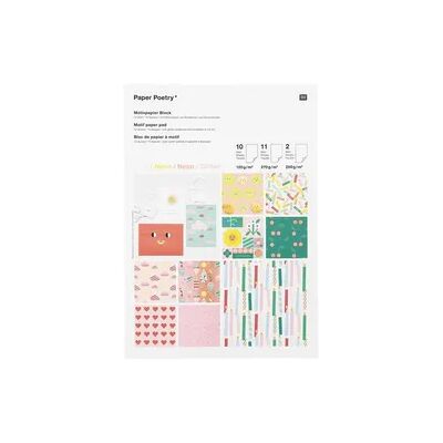 Rico Design Motivpapierblock Happy Rico Design Motivpapierblock Happy
