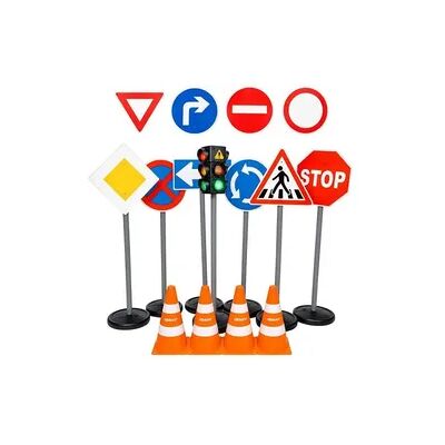 alldoro GmbH alldoro - XXL-Verkehrsset mit Ampel, Straßenschildern und Pylonen alldoro GmbH alldoro - XXL-Verkehrsset mit Ampel, Straßenschildern und Pylonen