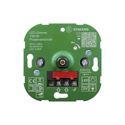 Ehmann 3900x0800 Dimmer - Phasensteuerung, 250W Ehmann 3900x0800 Dimmer - Phasensteuerung, 250W