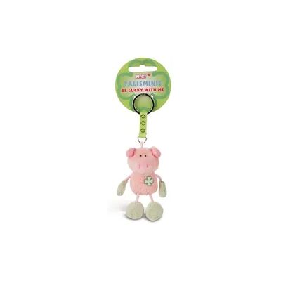 NICI Schlüsselanhänger Talisminis Schwein rosa grün 7cm NICI Schlüsselanhänger Talisminis Schwein rosa grün 7cm