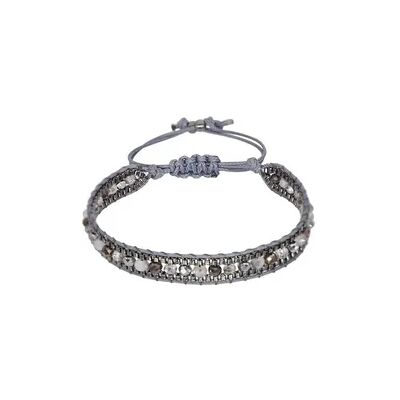 Saraswati Armband "Crystal", grau Saraswati Armband "Crystal", grau