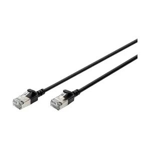 Digitus DK-1632-A-003S-BL RJ45 Patchkabel CAT 6a F/FTP 0.3 m Schwarz Farbcodiert, Geschirmt, mehrdrähtig, mit Knickschutztülle 1 St. Digitus DK-1632-A-003S-BL RJ45 Patchkabel CAT 6a F/FTP 0.3 m Schwarz Farbcodiert, Geschirmt, mehrdrähtig, mit Knickschutztülle 1 St.